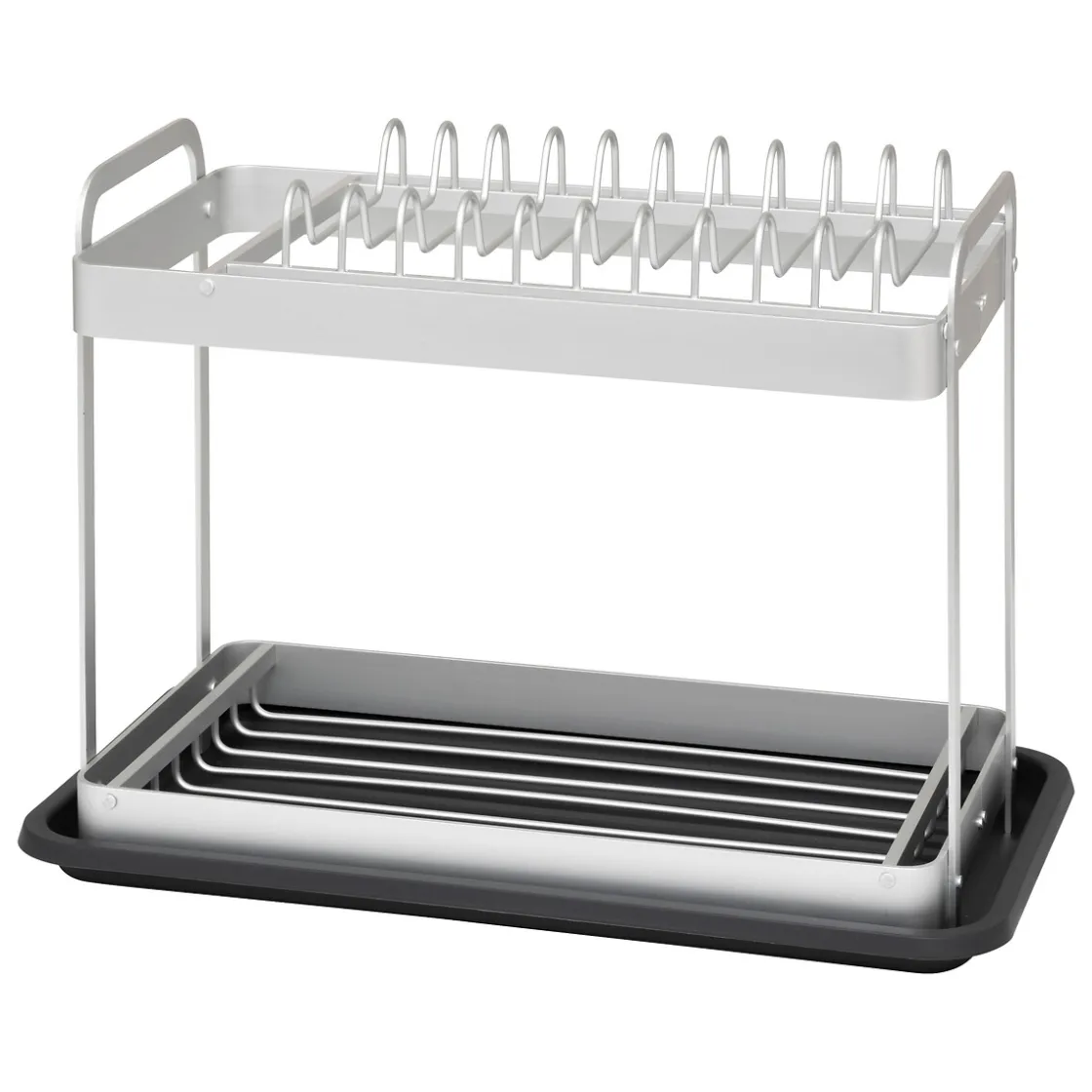 5five Encimera Y Lavavajillas>Escurreplatos con 2 niveles gris de aluminio