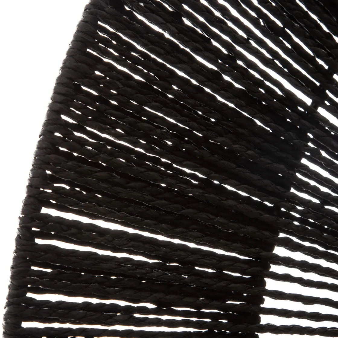 atmosphera Espejos|Estilo Étnico>Espejo De Pared De Metal Negro 76Cm