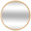 atmosphera Espejos>Espejo de Pared Kim Beige De Madera 55cm