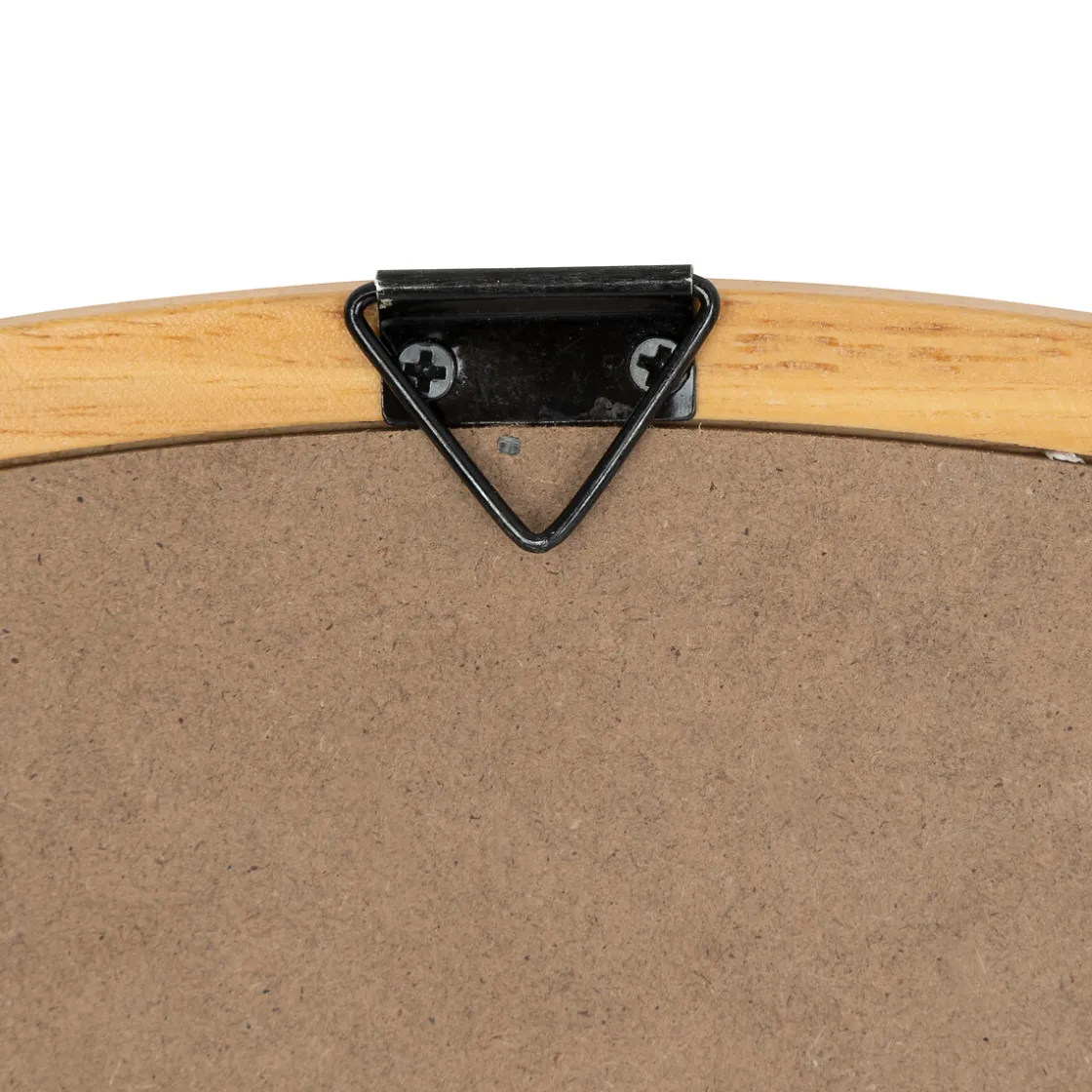 atmosphera Espejos>Espejo de Pared Kim Beige De Madera 55cm