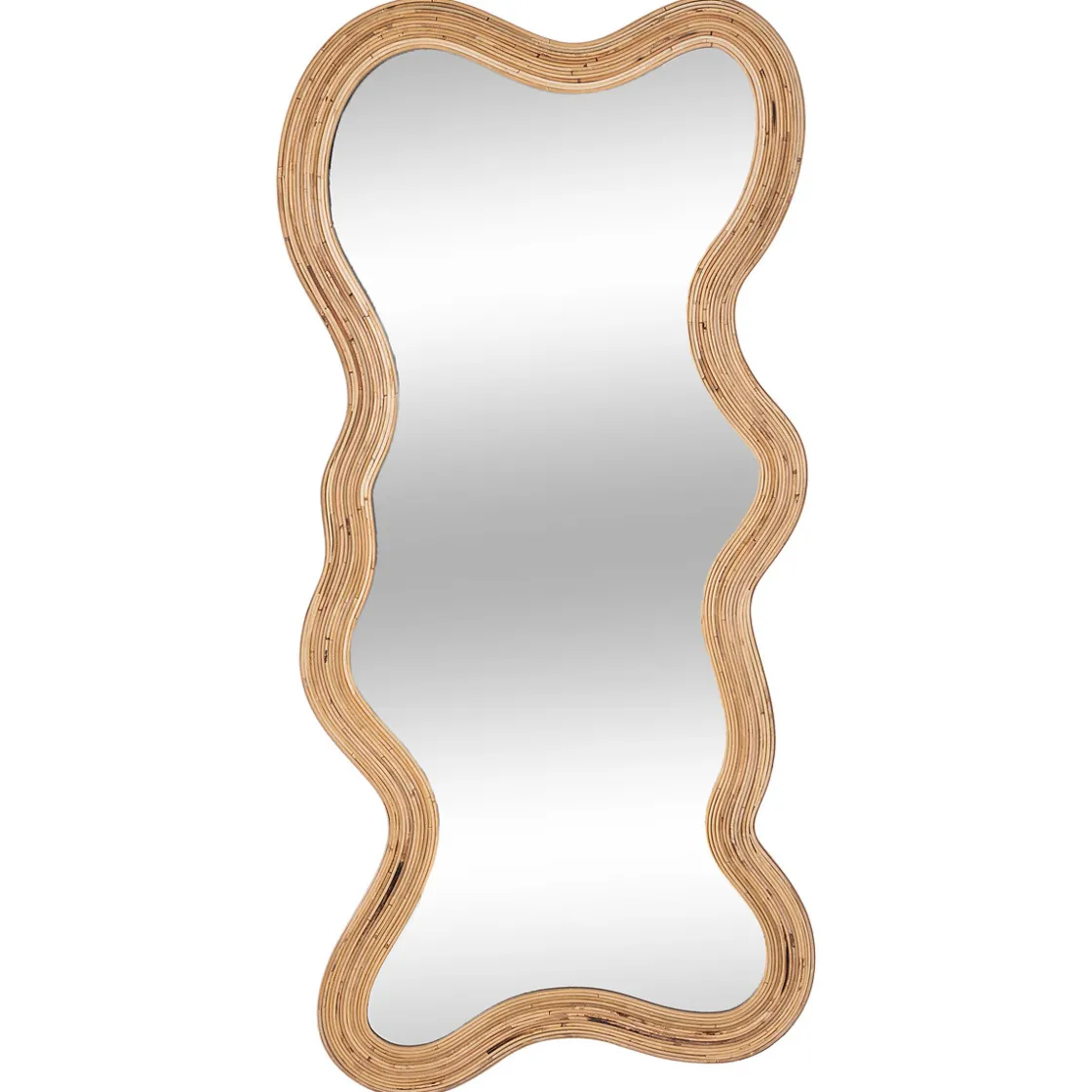 atmosphera Espejos>Espejo de pared MAGGIE beige de ratán 179.5cm
