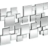 atmosphera Espejos>Espejo decorativo JANDIRA plateado 60x38cm