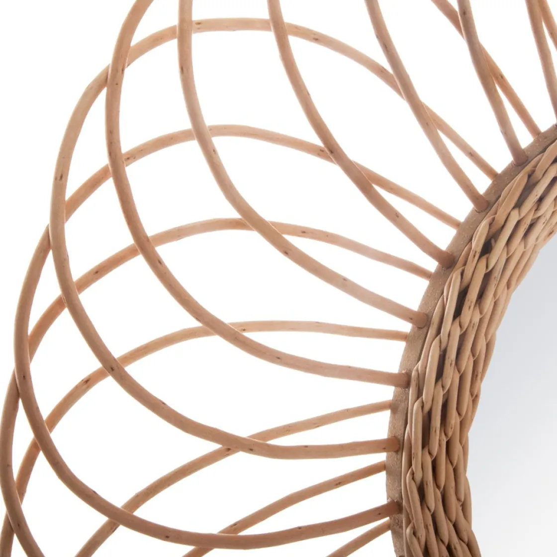 atmosphera Espejos|Estilo Rústico>Espejo Decorativo Rosácea Beige 58Cm