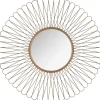 atmosphera Espejos>Espejo decorativo SOL marrón de metal