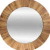 atmosphera Espejos>Espejo Pared De Madera Marrón 83Cm