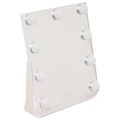 5five Espejos>Espejo wc blanco con luz led 32cm