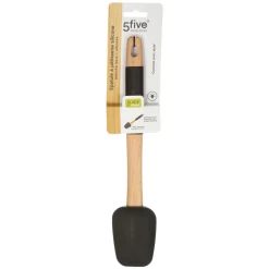 5five Moldes Y Otros Utensilios De Cocina>Espátula De Silicona Con Mango De Madera