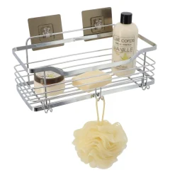 Accesorios De Baño>Estante De Baño C/Adhesivo Acero Inox.