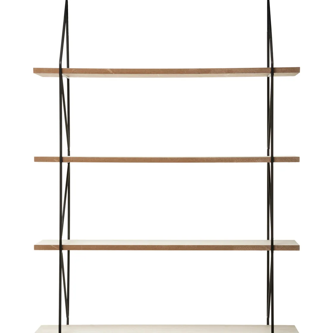 atmosphera Estantes Y Cómodas|Estilo Industrial>Estante De Pared Metal/Mdf Beige 60x80Cm