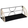 atmosphera Lienzos Y Cuadros Decorativos|Estilo Étnico>Estante MILEVA negra 37cm