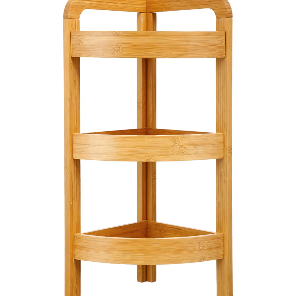 5five Muebles Con Lavabo Y Auxiliares>Estantería De Esquina C/3 Baldas Bambú