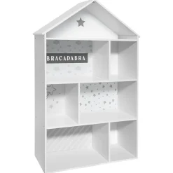 atmosphera Mobiliario>Estantería en forma de casa gris