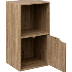 Estantes Y Cómodas>Estantería Mix Natural Con Puerta