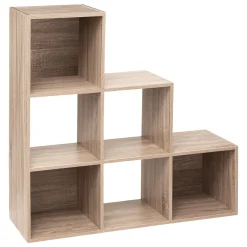 Armarios, Estantes Y Estanterías.>Estantería MIXMODUL natural con 6 módulos