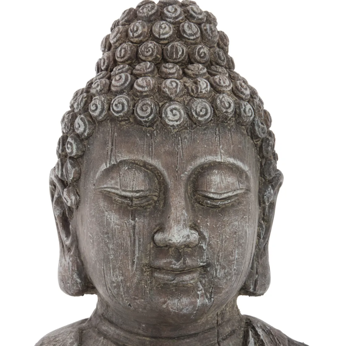 atmosphera Accesorios|Estilo Oriental>Estatua Buda Efecto Madera 28x20x49Cm