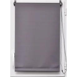 Cortinas>Estor Enrollable Opaco Gris 117x180Cm