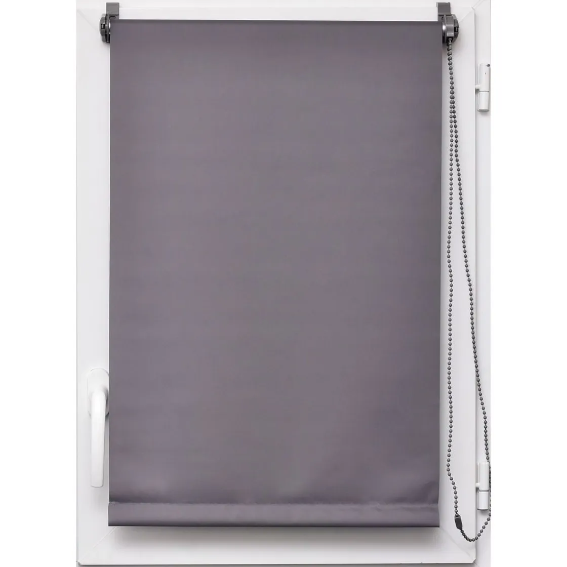 Cortinas>Estor Enrollable Opaco Gris 117x180Cm