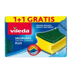 Auxiliares De Limpieza>Estropajo Salvauñas Antibacterias Verde