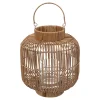 atmosphera Farolillos>Farol De Ratán Beige 25x31Cm