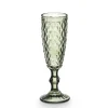 Copas>Flauta De Cava Diamante De Vidrio Verde 175ml