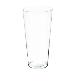 atmosphera Jarrones Y Vasos>Florero Cónico De Vidrio 30x14.5x10.5Cm