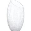 atmosphera Jarrones Y Vasos|Estilo Rústico>Florero De Vidrio Craquele 23Cm