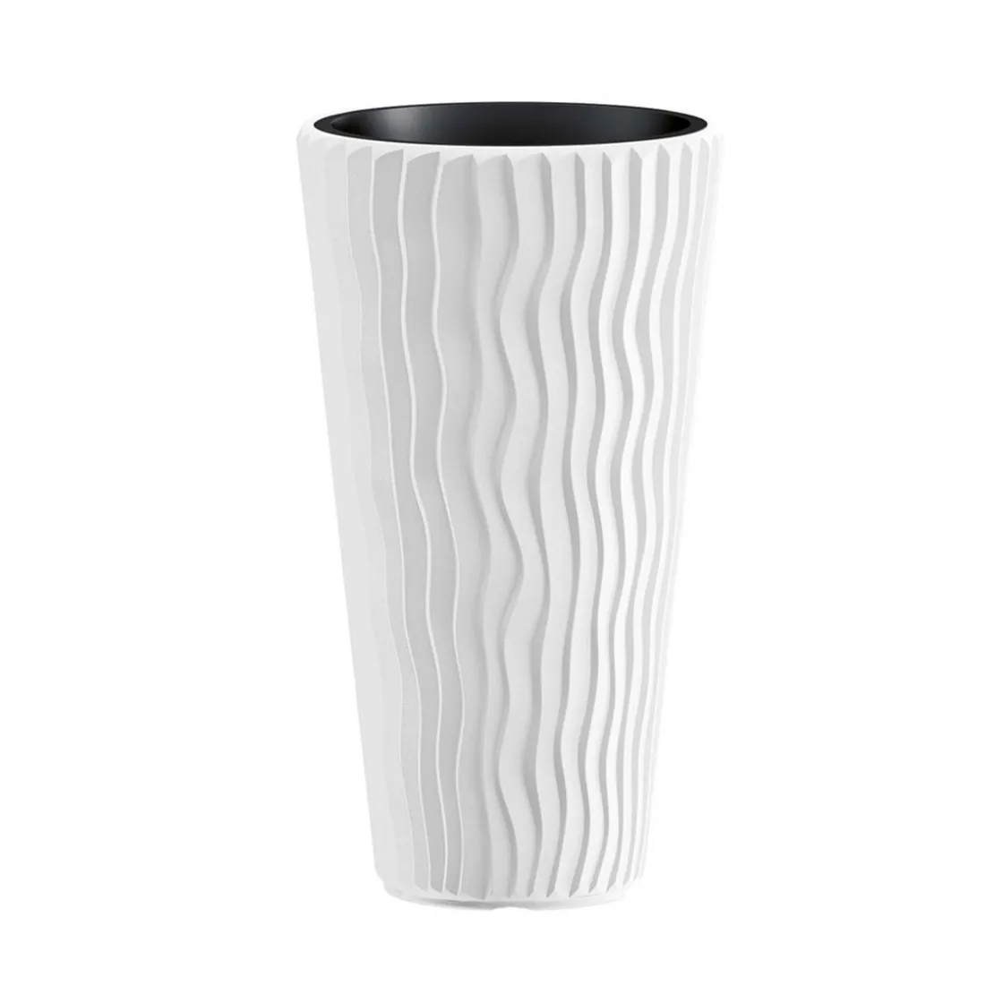Complementos>Florero Sandy Slim Blanco 62Cm