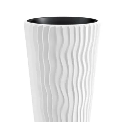 Complementos>Florero Sandy Slim Blanco 62Cm