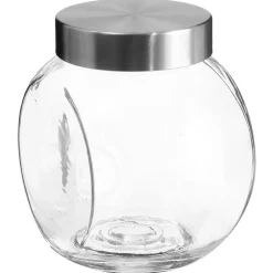 Cajas Y Frascos>Frasco De Vidrio C/Tapa Inox 1.5L