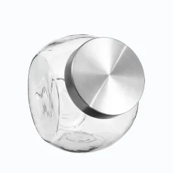 5five Cajas Y Frascos>Frasco De Vidrio C/Tapa Inox 650Ml