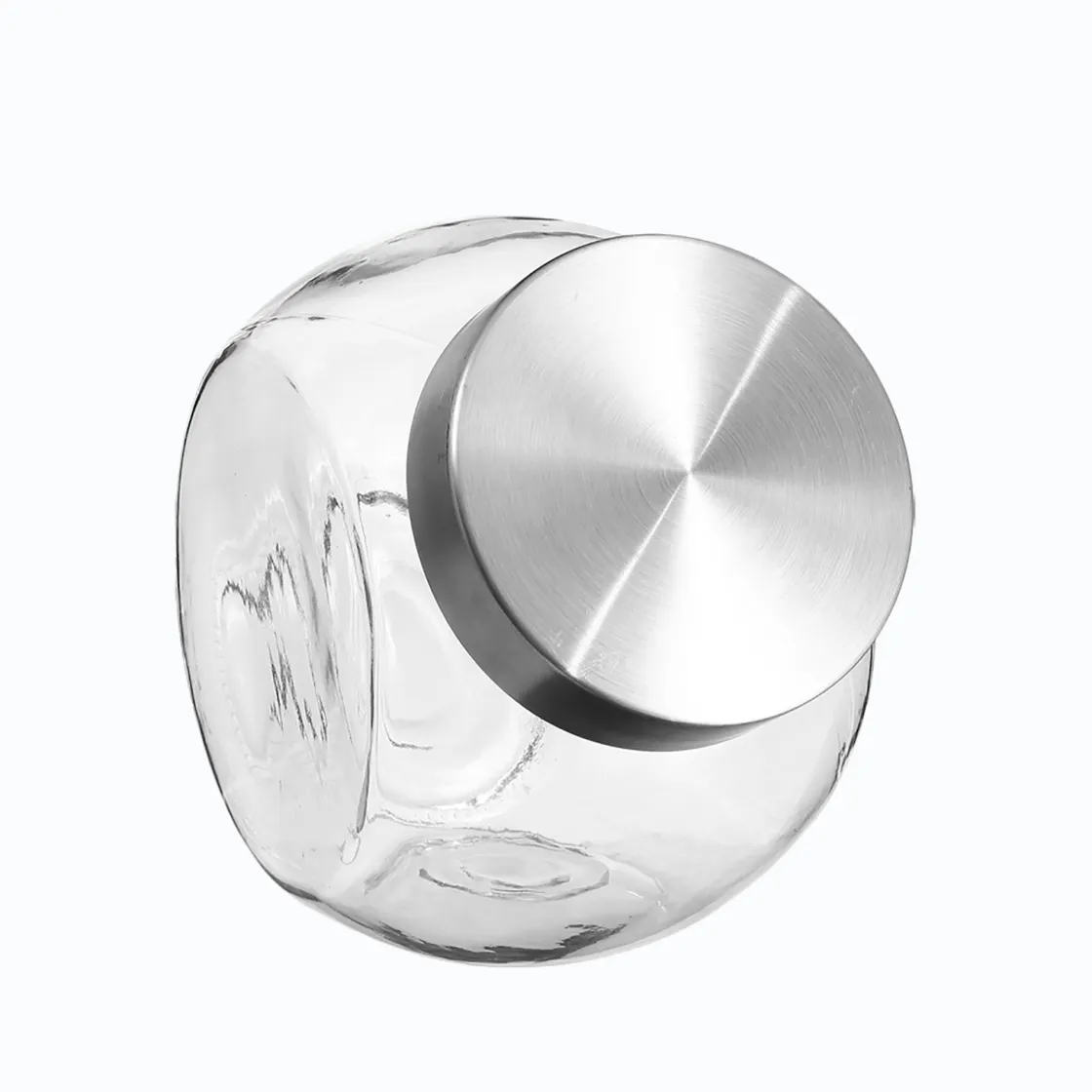 5five Cajas Y Frascos>Frasco De Vidrio C/Tapa Inox 650Ml