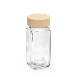 Cajas Y Frascos>Frasco Para Especias Con Tapa De Bambú