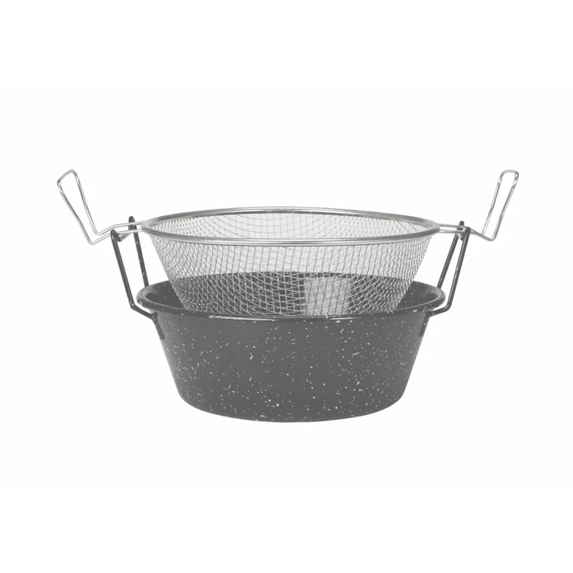 Sartenes, Parrillas Y Woks>Freidora Alta Esmaltada 24Cm