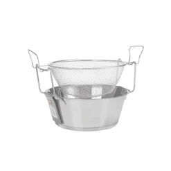 Sartenes, Parrillas Y Woks>Freidora Inoxidable C/Asas 24Cm