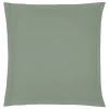 atmosphera Cojines Y Fundas Decorativas>Funda de almohada verde de algodón percal 63x63cm