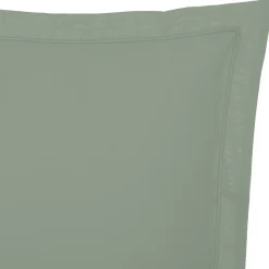 atmosphera Cojines Y Fundas Decorativas>Funda de almohada verde de algodón percal 50x70cm
