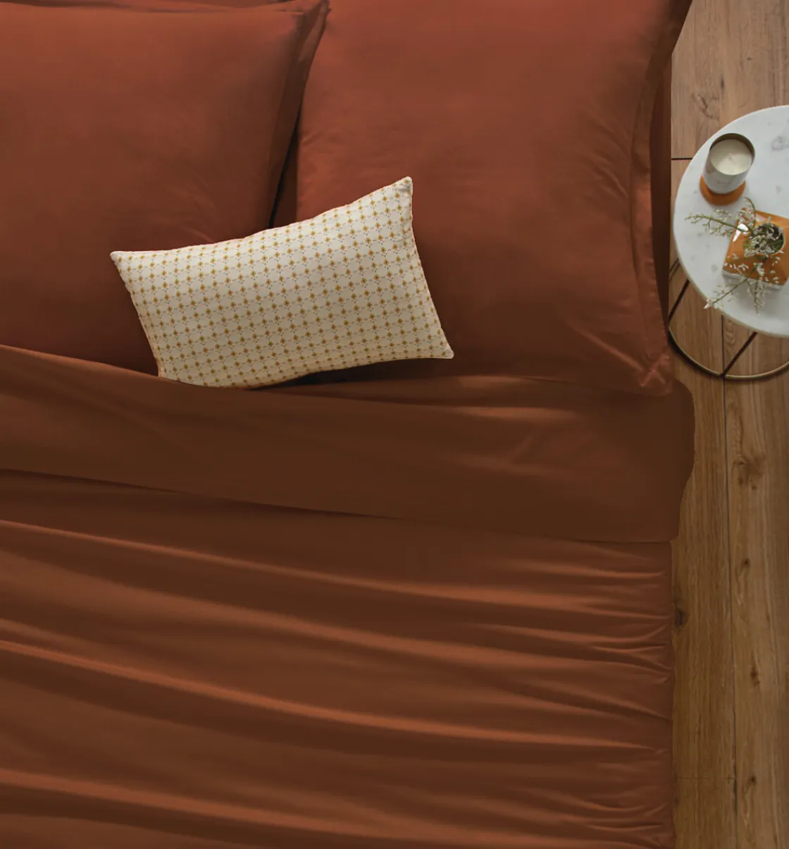 atmosphera Sábanas Y Protectores>Funda nórdica terracota 220x240cm
