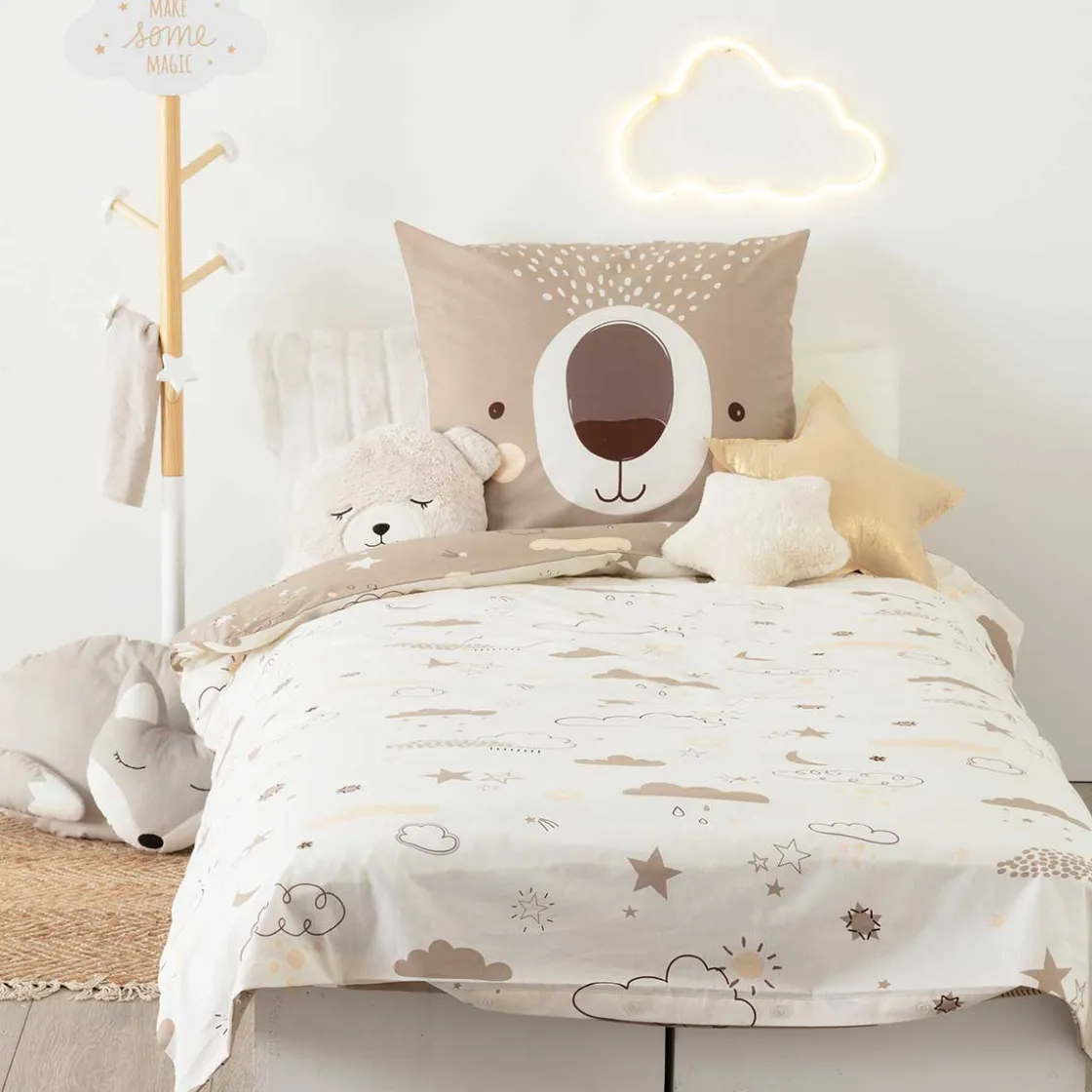 atmosphera4kids Téxtil>Funda Nórdica Y De Cojín Oso 140x200Cm