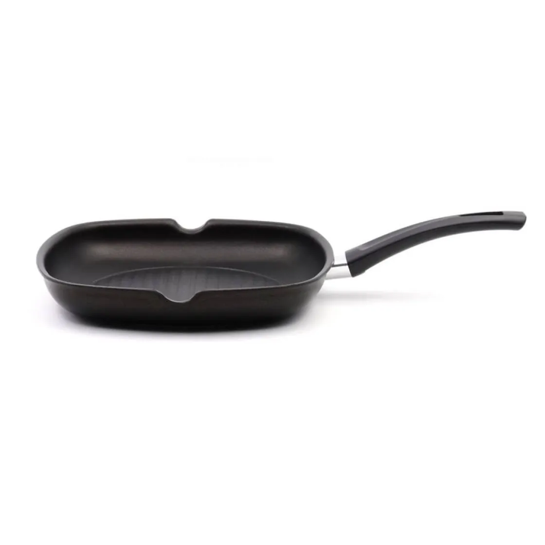 Cazuelas, Sartenes Y Hervidores>Grill Antiadherente Cuadrado 26x26
