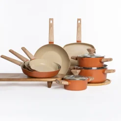 Sartenes, Parrillas Y Woks>Grill NATURIT terracota 28cm