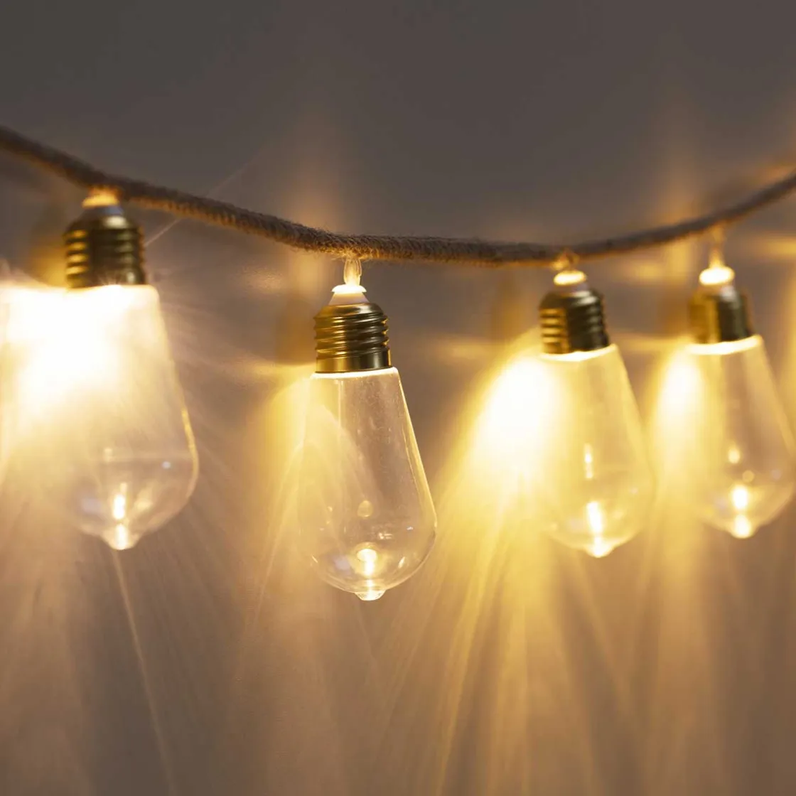 atmosphera Lámparas Y Alargadores>Guirnalda Con 10 Bombillas Led 165Cm
