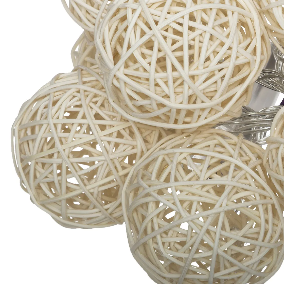 atmosphera Lámparas Y Alargadores>Guirnalda De 10 Bolas Led 6Cm