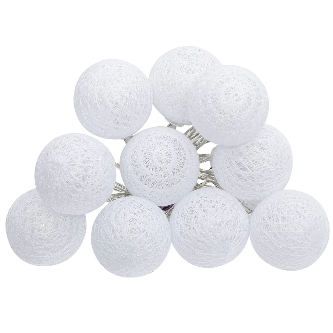 atmosphera Lámparas Y Alargadores>Guirnalda De 10 Bolas Led 6Cm