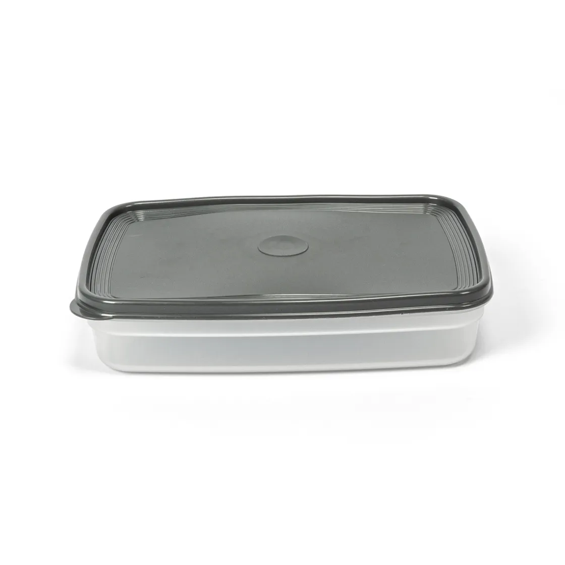 Tapas Y Cubiertas>Hermético Rectangular C/Tapa Gris 2.2L