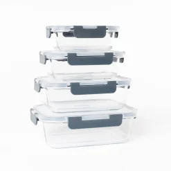 Tapas Y Cubiertas>Hermético Rectangular Vidrio 1.5L