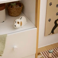 atmosphera4kids Accesorios Decorativos>Hucha perro blanco y marrón 7cm