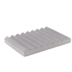 Accesorios De Lavabo>Jabonera de baño gris