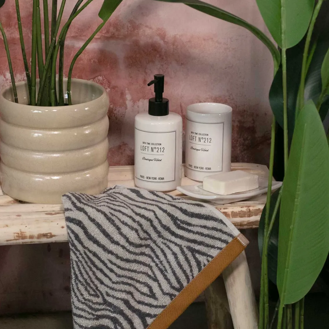 Accesorios De Lavabo>Jabonera LOFT blanca dolomita