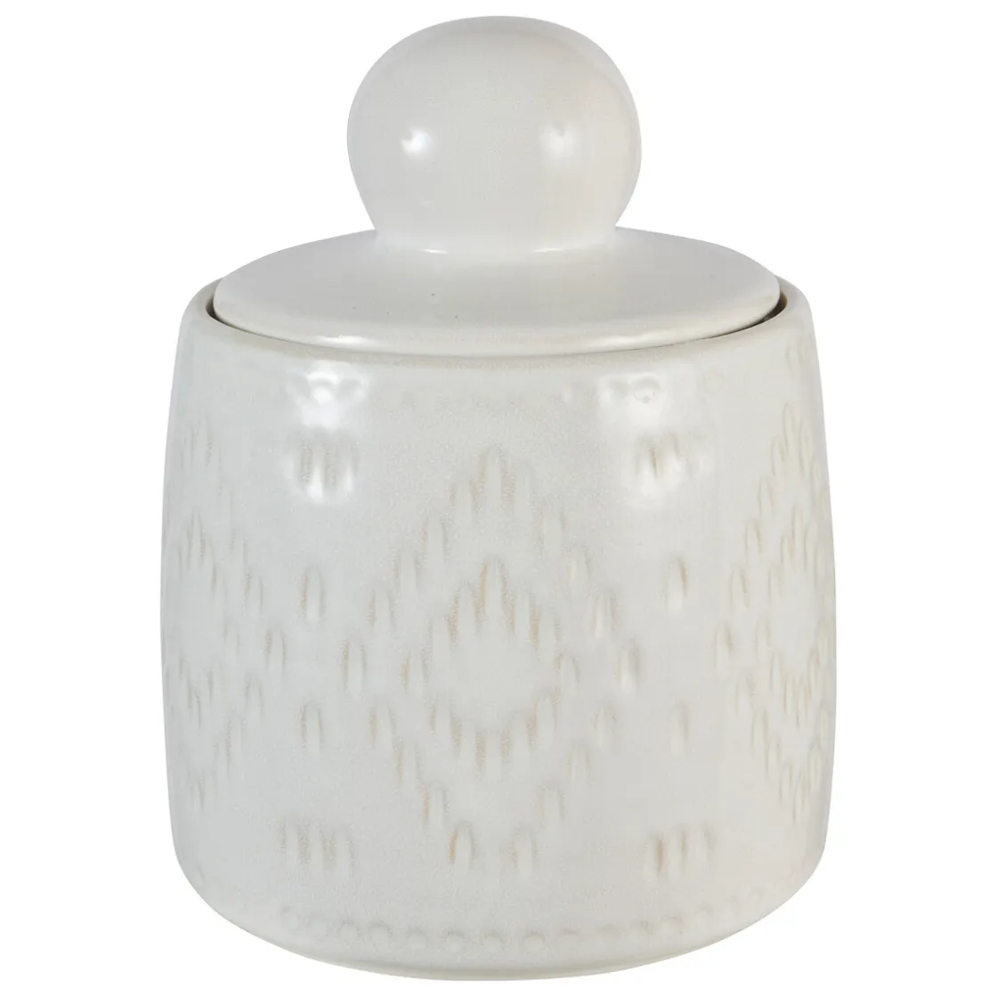 atmosphera Accesorios|Estilo Contemporaneo>Jarra decorativa MALA blanca 19cm