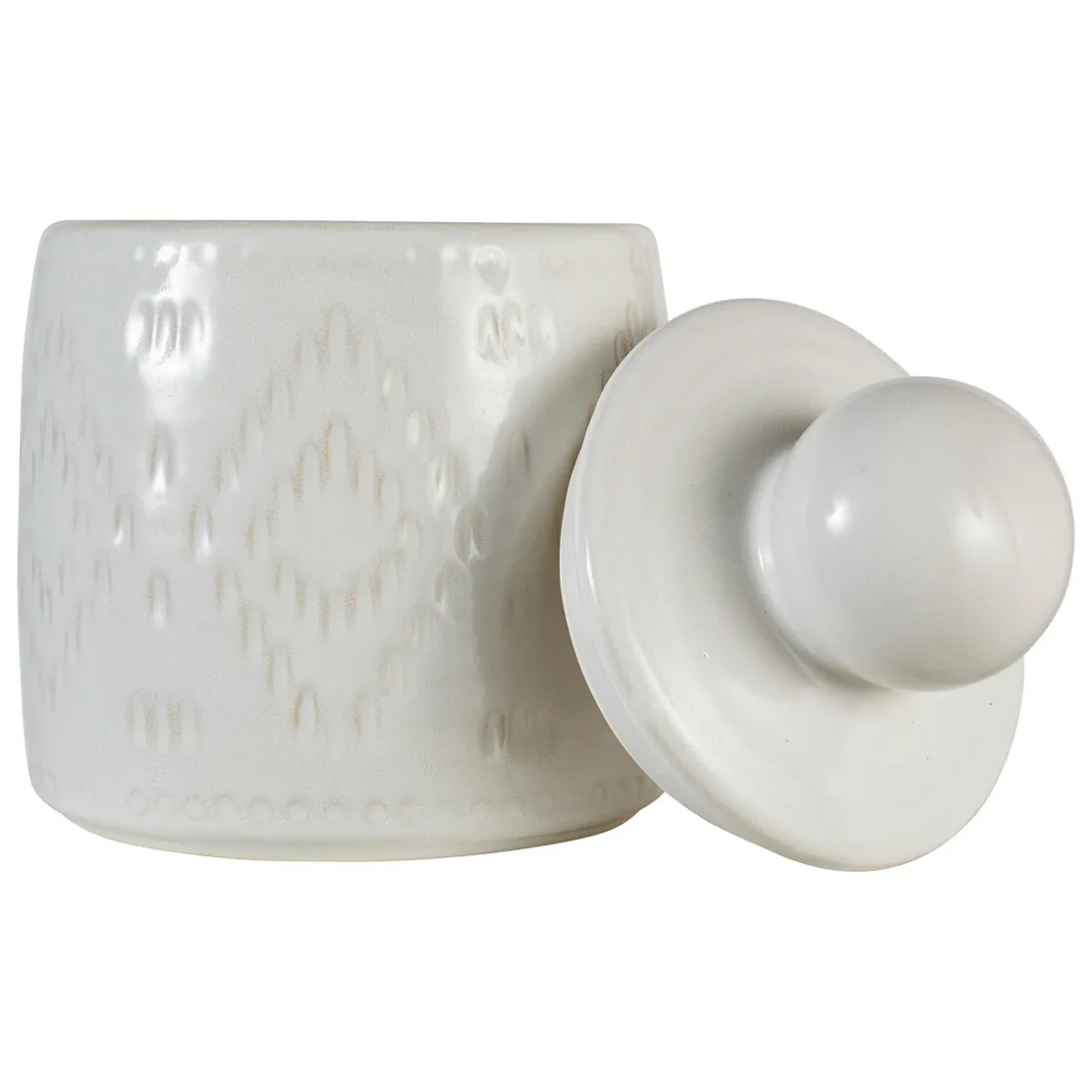 atmosphera Accesorios|Estilo Contemporaneo>Jarra decorativa MALA blanca 19cm
